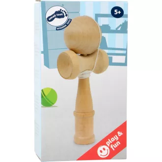 Small Foot - Fa ügyességi játék - Kendama (natúr) - JátékManufaktúra