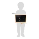 Small Foot - Krétás tábla szivaccsal - JátékManufaktúra
