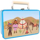 Small Foot - Indiános bőrönd készlet gyerekeknek - JátékManufaktúra