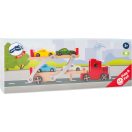 Small Foot - Fa kamion autókkal - JátékManufaktúra