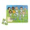 Small Foot - Fa puzzle Snoopy és foci - JátékManufaktúra