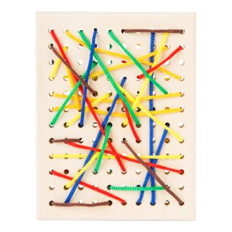 Small Foot - Fa fűzőtábla - JátékManufaktúra