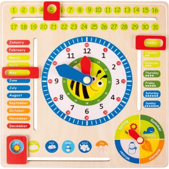 Small Foot - Oktató falinaptár - Méhecske (angol) - JátékManufaktúra