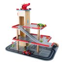 Small Foot - Fa parkoló gyors lejtővel - JátékManufaktúra