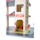 Small Foot - Fa parkoló gyors lejtővel - JátékManufaktúra