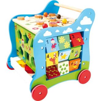 Small Foot - Járássegítő nagy motoros kocka manó - JátékManufaktúra