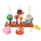 Small Foot - Rakosgatás és fűzés Erdei állatokkal - JátékManufaktúra