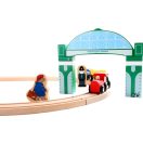 Small Foot - Fa vonatpálya Paddington 43 db - JátékManufaktúra