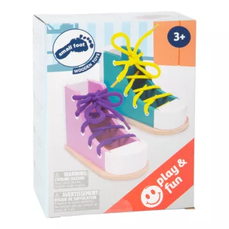 Small Foot - Cipőkötő gyakorló készlet 2 db - JátékManufaktúra