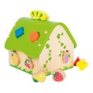 Small Foot - Fa bedobó ház gyümölcsökkel - JátékManufaktúra