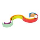 Small Foot - Fa készségfejlesztő szivárvány - JátékManufaktúra