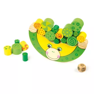 Small Foot - Egyensúlyozó motorikus játék - Béka - JátékManufaktúra