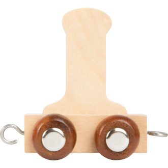 Small Foot - Fa vonat sínpályához - I betű - JátékManufaktúra