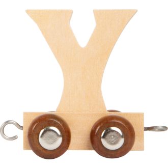 Small Foot - Fa vonat sínpályához - Y betű - JátékManufaktúra