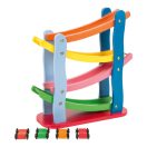 Small Foot - Fa versenypálya 4 autóval - JátékManufaktúra