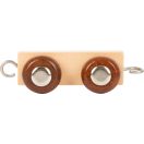 Small Foot - Ábécés vonat lapos vagon - JátékManufaktúra