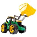 Lena - Traktor homlokrakodóval (zöld-sárga) - JátékManufaktúra
