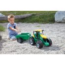 Lena Traktor bez lyžice a bagra s prívesom