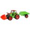 Lena - Traktor homlokrakodóval és pótkocsival - JátékManufaktúra