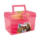 Lena Sada starostlivosti o kone v boxe