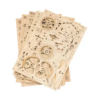 RoboTime - 3D fa puzzle: Bagoly alakú óra - JátékManufaktúra