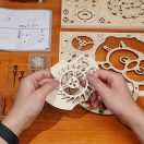 RoboTime - 3D fa puzzle: Bagoly alakú óra - JátékManufaktúra