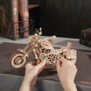 RoboTime - 3D fa puzzle: Cruiser motorbicikli - JátékManufaktúra