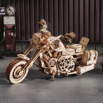 RoboTime - 3D fa puzzle: Cruiser motorbicikli - JátékManufaktúra