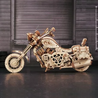 RoboTime - 3D fa puzzle: Cruiser motorbicikli - JátékManufaktúra