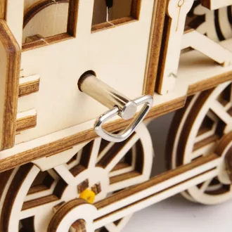 RoboTime - 3D fa puzzle: Gőzmozdony - JátékManufaktúra