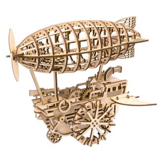 RoboTime - 3D fa puzzle: Fantasztikus léghajó - JátékManufaktúra