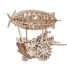 RoboTime - 3D fa puzzle: Fantasztikus léghajó - JátékManufaktúra