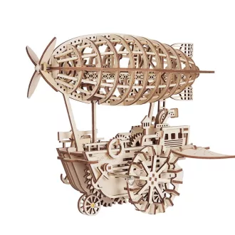 RoboTime - 3D fa puzzle: Fantasztikus léghajó - JátékManufaktúra