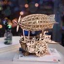 RoboTime - 3D fa puzzle: Fantasztikus léghajó - JátékManufaktúra