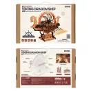 RoboTime - 3D fa puzzle: Viking sárkányhajó - JátékManufaktúra
