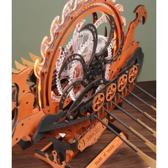 RoboTime - 3D fa puzzle: Viking sárkányhajó - JátékManufaktúra