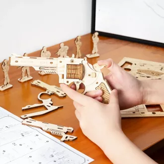 RoboTime - 3D fa puzzle: Corsac revolver - JátékManufaktúra