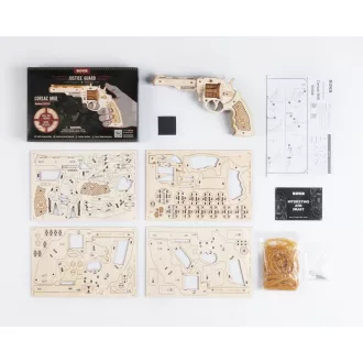 RoboTime - 3D fa puzzle: Corsac revolver - JátékManufaktúra