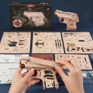 RoboTime - 3D fa puzzle: Mini pisztoly - Justice Guard - JátékManufaktúra