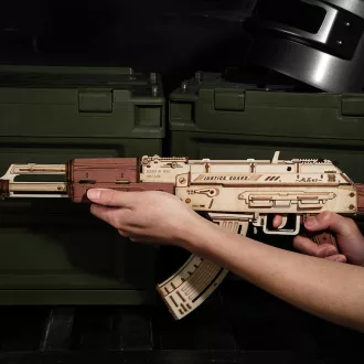 RoboTime - 3D fa puzzle: Gépfegyver AK-47 - JátékManufaktúra