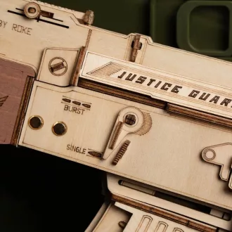 RoboTime - 3D fa puzzle: Gépfegyver AK-47 - JátékManufaktúra