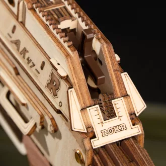 RoboTime - 3D fa puzzle: Gépfegyver AK-47 - JátékManufaktúra