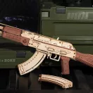 RoboTime - 3D fa puzzle: Gépfegyver AK-47 - JátékManufaktúra