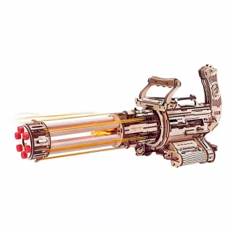 RoboTime - 3D fa mechanikus készlet, Forgó gépfegyver - JátékManufaktúra