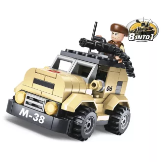 Sluban Army 8 az 1-ben M38-B0587A Járőr jármű
