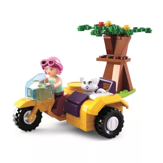 Sluban Girls Dream Holidays M38-B0600C Oldalkocsis motor - JátékManufaktúra