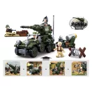 Sluban WWII M38-B0678A 4 az 1-ben páncéltörő ágyú - JátékManufaktúra