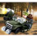 Sluban WWII M38-B0678B 4 az 1-ben járőr Jeep - JátékManufaktúra