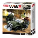 Sluban WWII M38-B0678B 4 az 1-ben járőr Jeep - JátékManufaktúra