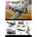 Sluban WWII M38-B0712 Könnyű vadászgép - JátékManufaktúra